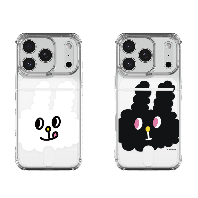 [BUNNIKONBINY]버니콘비니 클로즈업 클리어 에어쿠션 카드젤리케이스