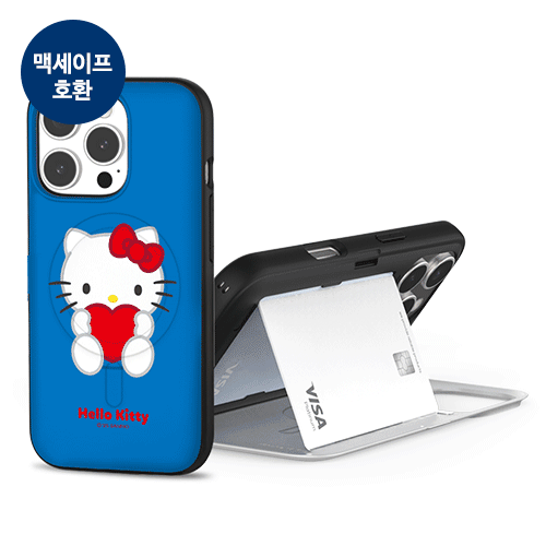 [Sanrio]산리오 캐릭터즈 하트 마그네틱 카드도어범퍼케이스