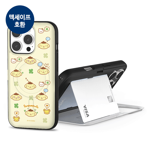 [Sanrio]산리오 캐릭터즈 러블리패턴 마그네틱 카드도어범퍼케이스