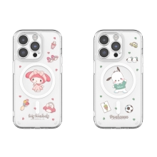 [Sanrio]산리오 캐릭터즈 룸투어 클리어 렌즈가드 마그네틱 케이스(맥세이프 호환)