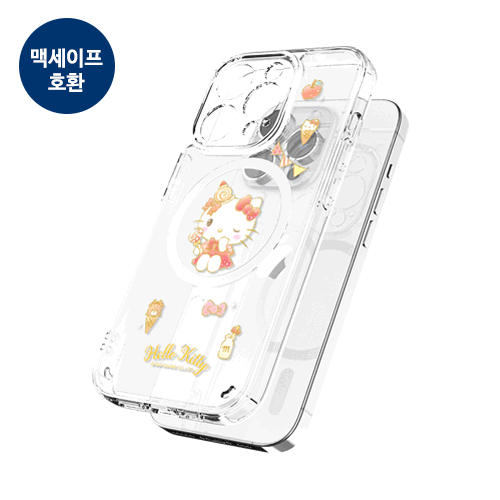 [Sanrio]산리오 캐릭터즈 간식 클리어 렌즈가드 마그네틱 케이스(맥세이프 호환)