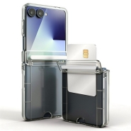 로어 시크 힌지 클리어 카드 케이스(갤럭시Z플립)