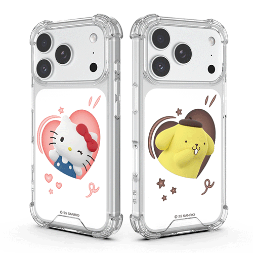 [Sanrio]산리오 캐릭터즈 하트팝 방탄 젤하드케이스