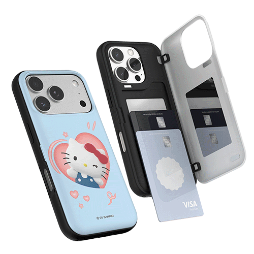 [Sanrio]산리오 캐릭터즈 하트팝 카드도어범퍼케이스