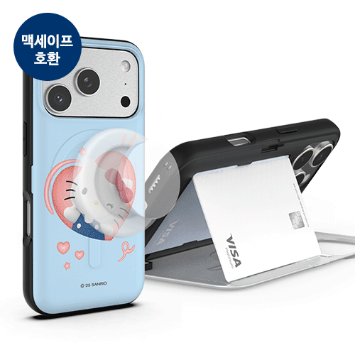 [Sanrio]산리오 캐릭터즈 하트팝 마그네틱 카드도어범퍼케이스