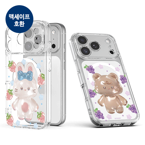 [TryCozy] 젤리 버디 클리어 렌즈가드 마그네틱 젤하드 케이스