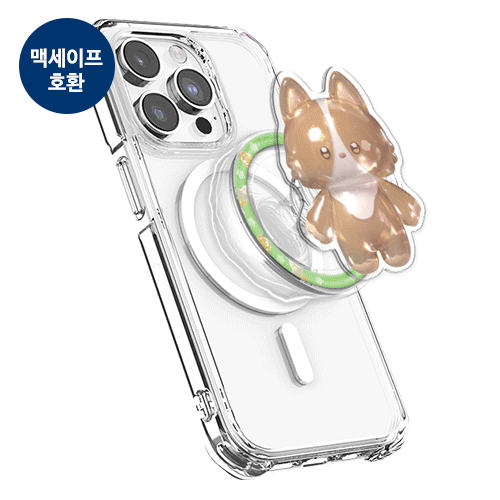 [TryCozy] 젤리 버디 아크릴 투명 마그네틱 스마트톡 단품(맥세이프 호환)