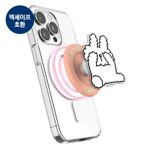 [BUNNIKONBINY]버니콘비니 프렌즈 아크릴 마그네틱 스마트톡 단품(맥세이프 호환)